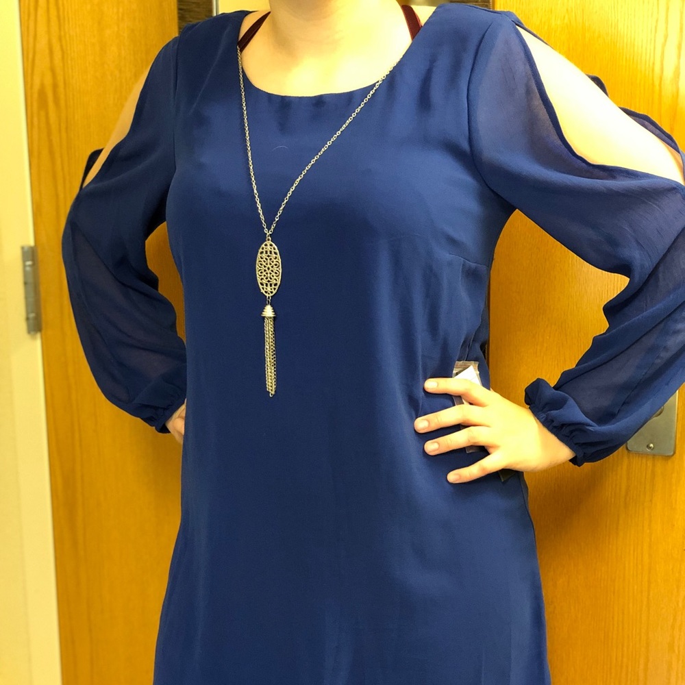 Blue dress